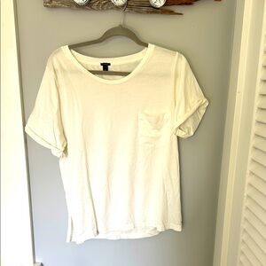 J. Crew Women’s Loose Fit Pocket Tee XL